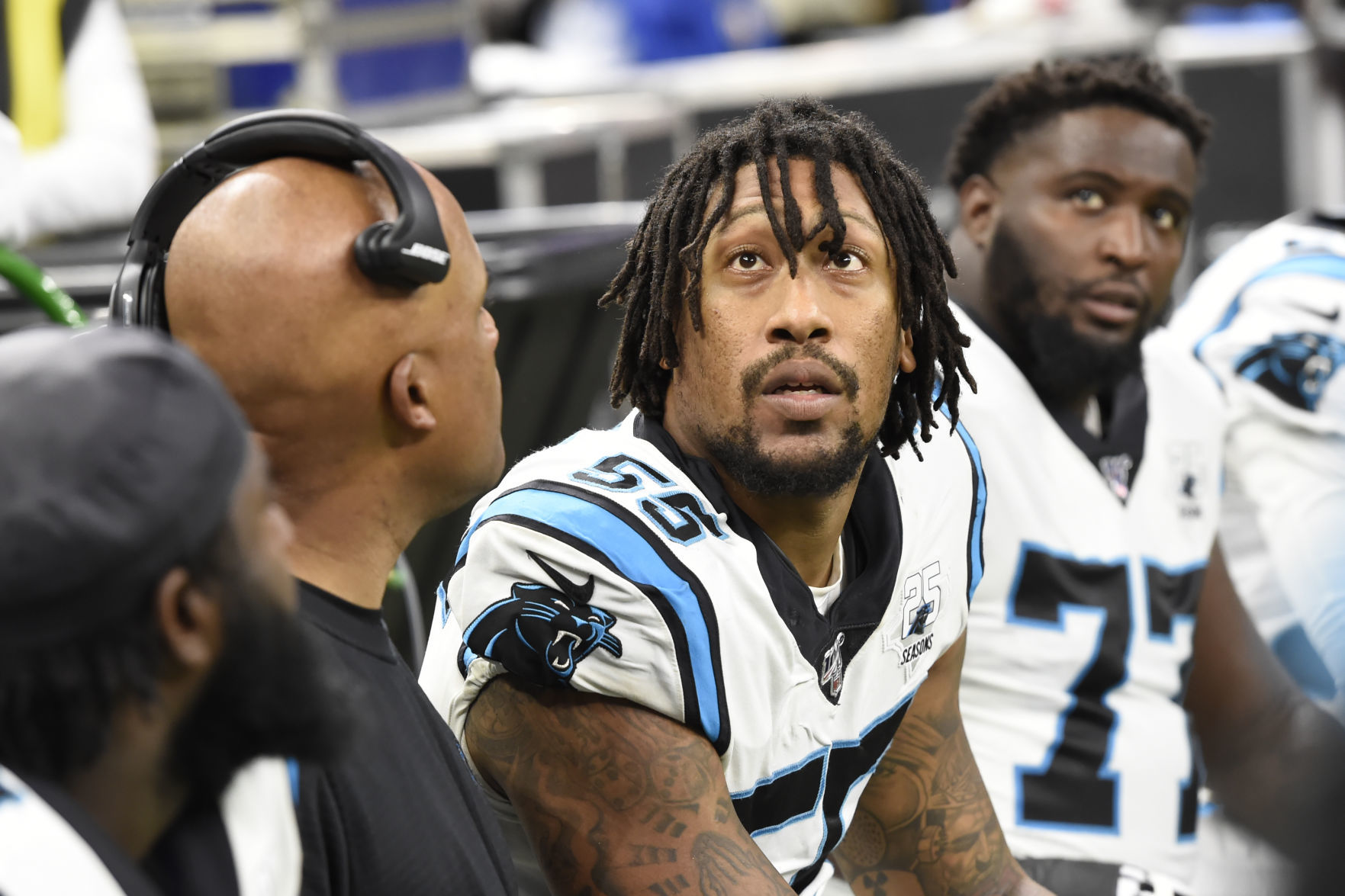Free agent: Bruce Irvin to Seattle Seahawks (from Carolina)